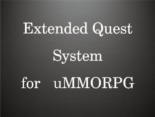 Extended Quest System for uMMORPG