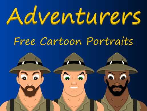 Adventurers - Free Cartoon Portraits