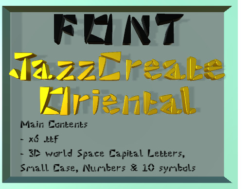 Oriental Font (Full Version)