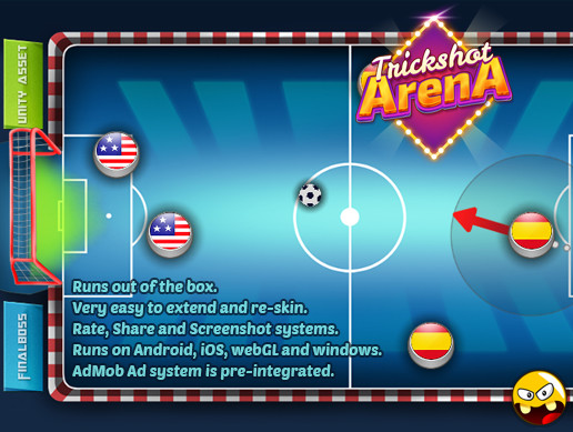 Trickshot Arena - Football game kit