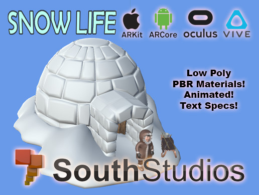 Animated Snow Life AR VR