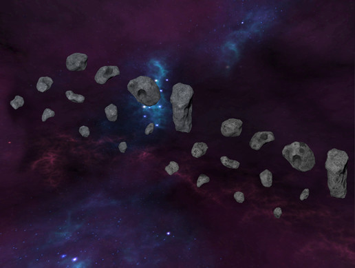 Low Poly Asteroids