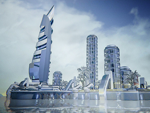 SciFi Platform City