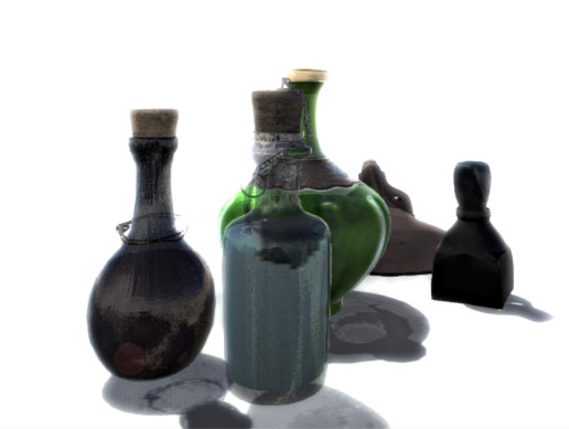 PBR and VR Ready Bottles and Potions