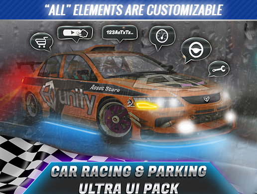 Car Racing & Parking Ultra UI Kit