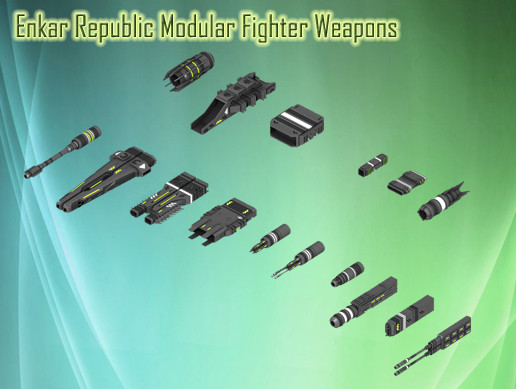Enkar Republic Modular Fighter Weapons