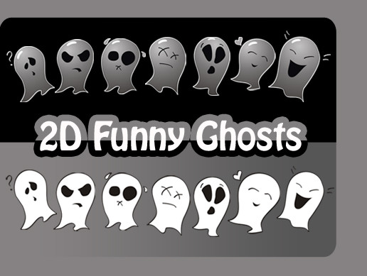 2D Funny Ghosts