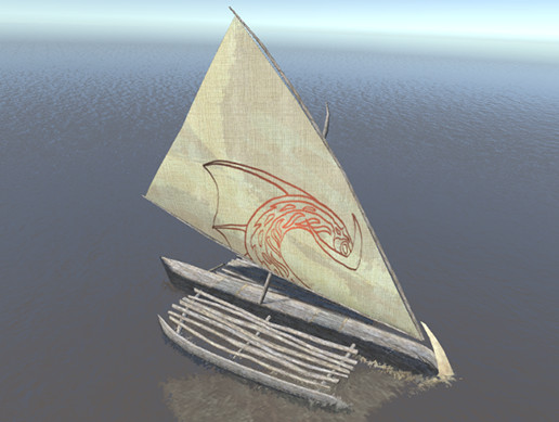 Tropical Sailboat