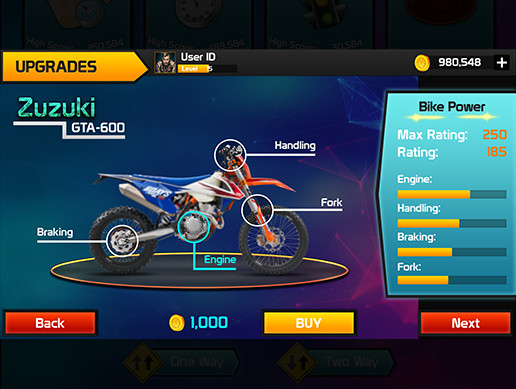Bike Racing Graphics CxS (GUI Skin 11)