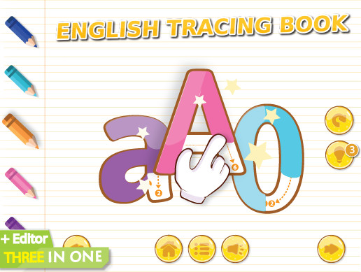 English Tracing Book