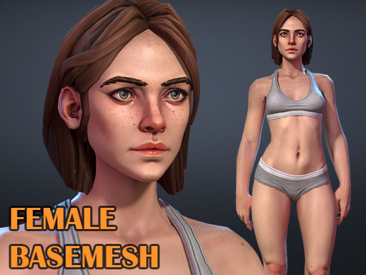 Human Female Basemesh
