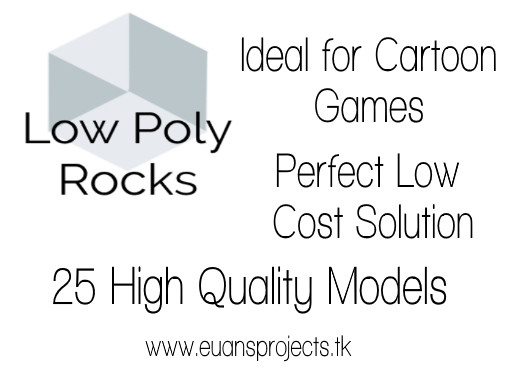 Low Poly Rock Models
