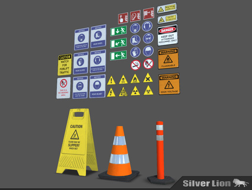 Industrial Signs Pack