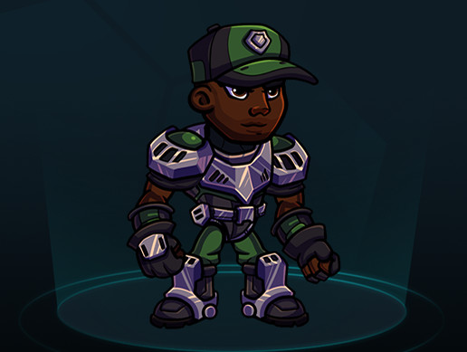 Scifi Marine Character