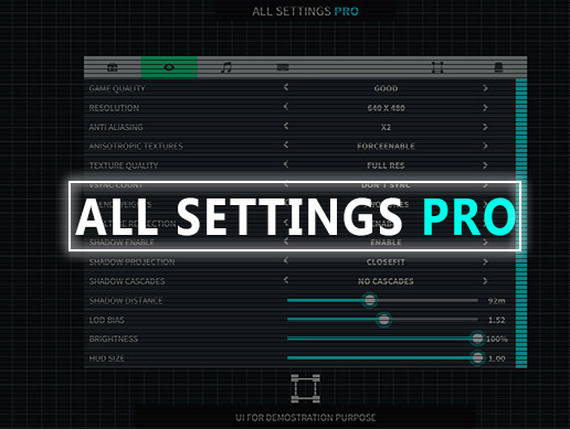All Settings Pro