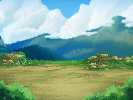 Mountain Parallax Background