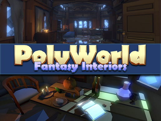PolyWorld: Low Poly Fantasy Interiors