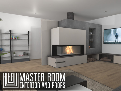 Master room - interior and props