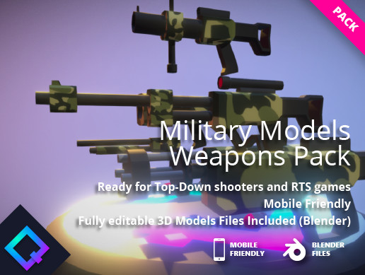 Military Models - Weapons Pack