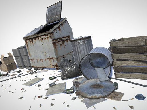 Garbage and Trash Props