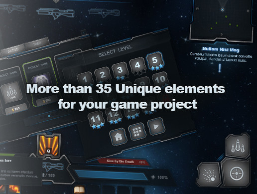 SpaceD HUD for NGUI