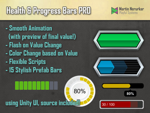 Health and Progress Bars Pro