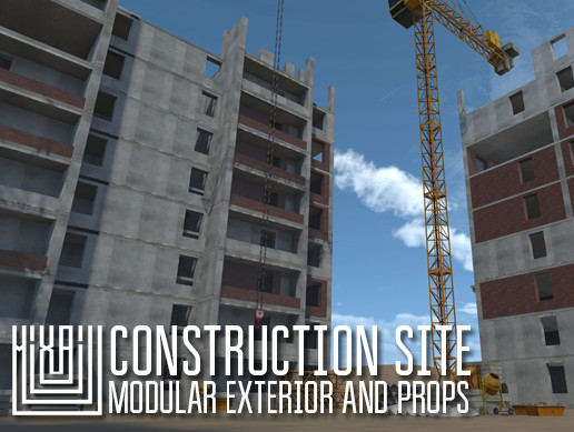 Construction site - modular exterior and props