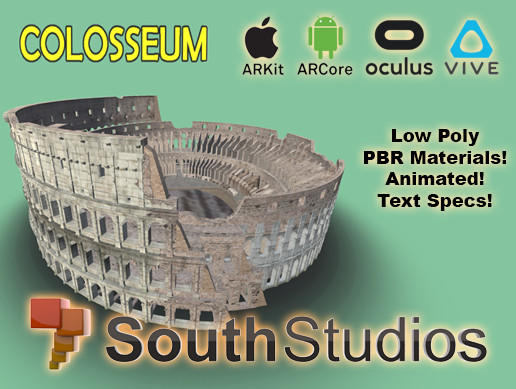 Animated Colosseum AR VR