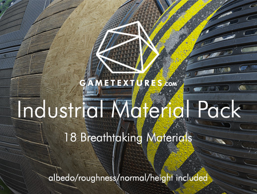 Industrial Material Pack by GameTextures