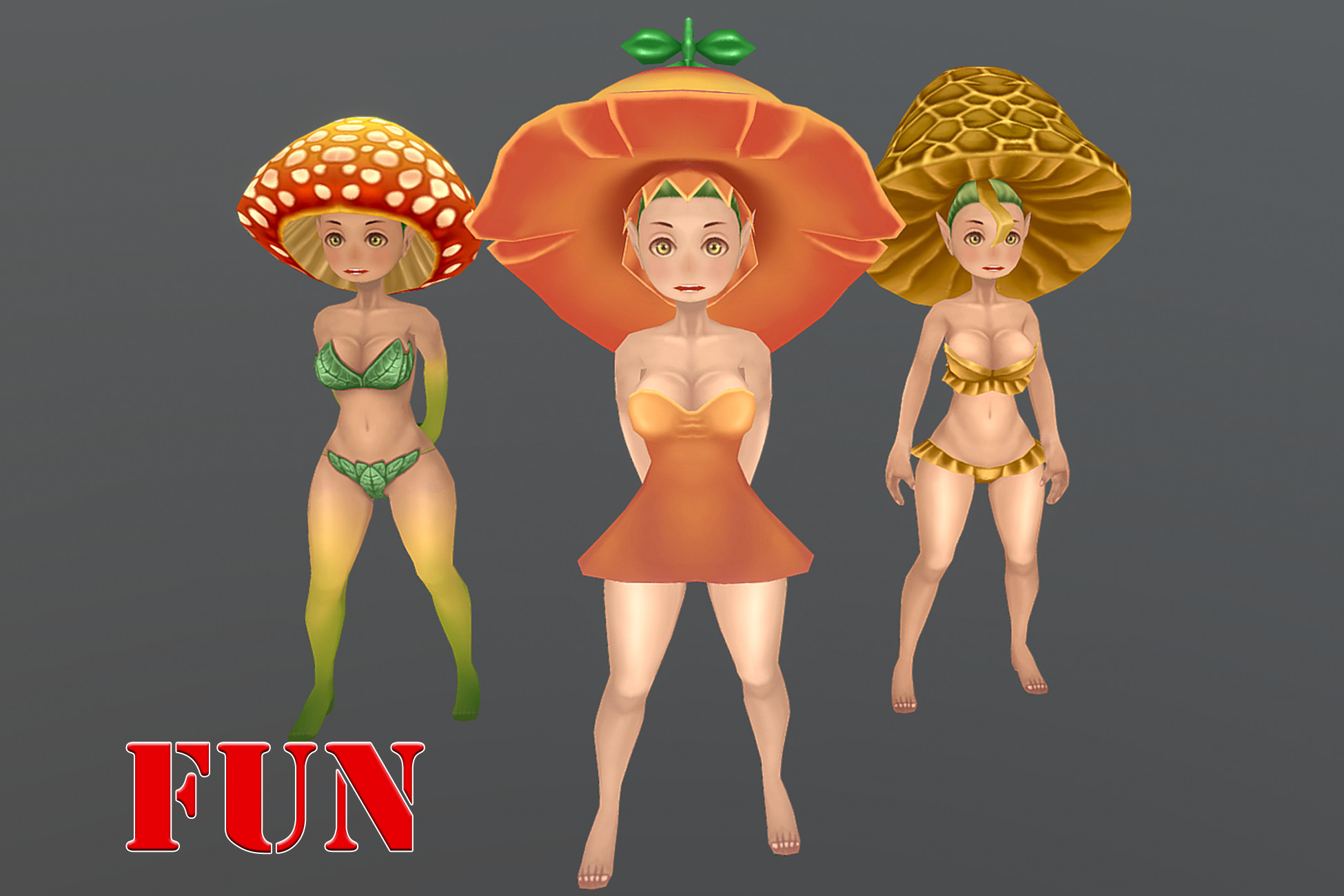 Mushroom girl