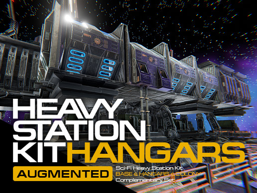 Sci-Fi Heavy Station Kit hangars AUGMENTED