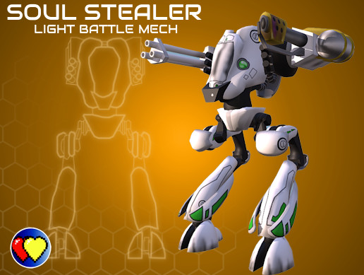SOUL STEALER Light Battle Mech
