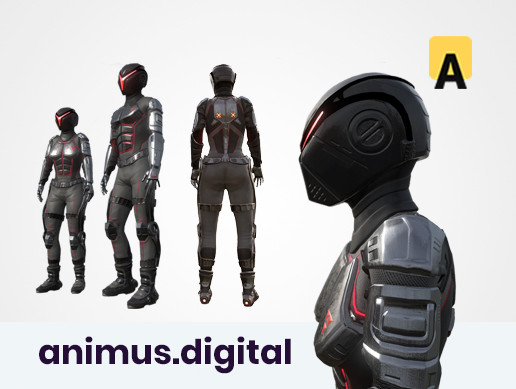 Sci-fi suit AC-2 modular pack