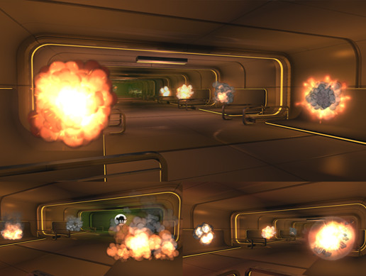 3D Cartoon Explosions Pack Vol 2