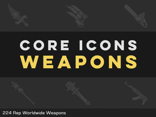 CORE ICONS - WEAPONS