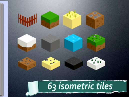 Cartoonish Isometric Tiles
