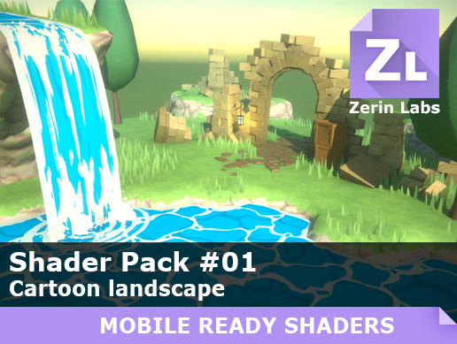 Shader pack 01 (Cartoon landscape)