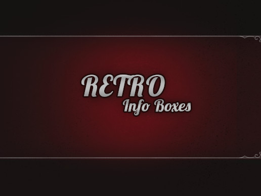 Retro Info Boxes