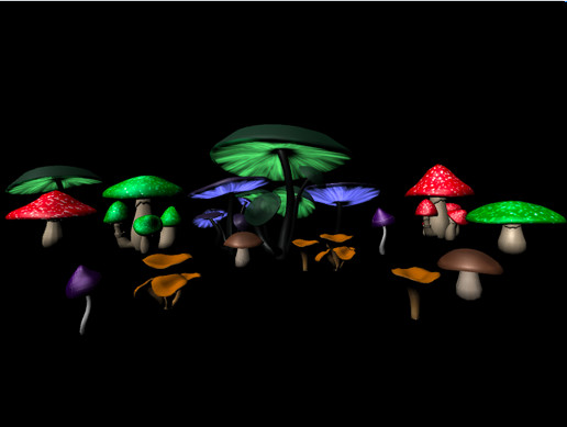Mushroom 3D Animation Pack