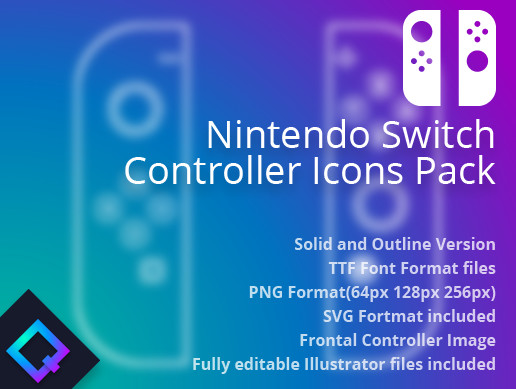 Nintendo Switch Controller Icons Pack