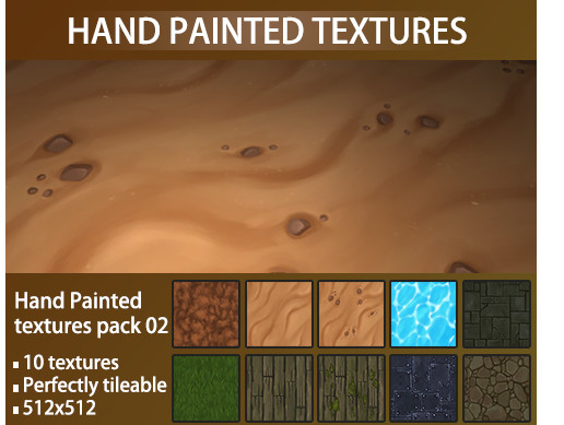 Hand Painted Texture Pack 02