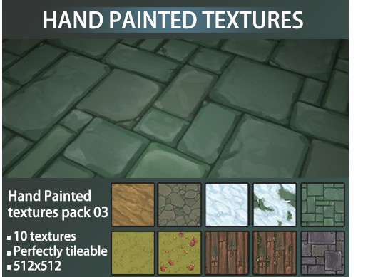 Hand Painted Texture Pack 03