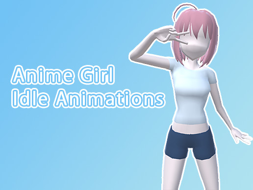 Anime Girl Idle Animations