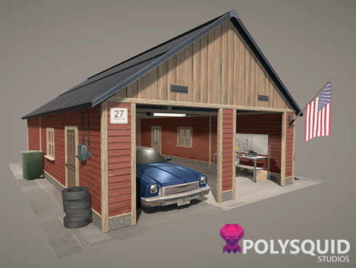 Wooden Garage Environment