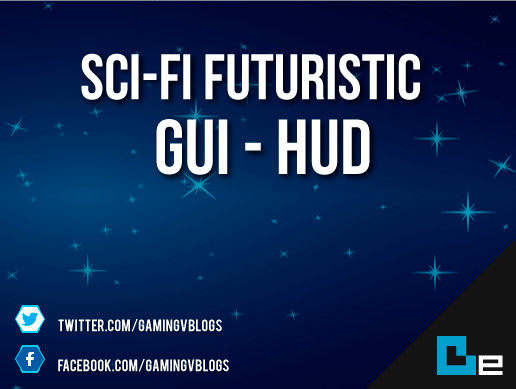 Sci-Fi Futuristic GUI & HUD