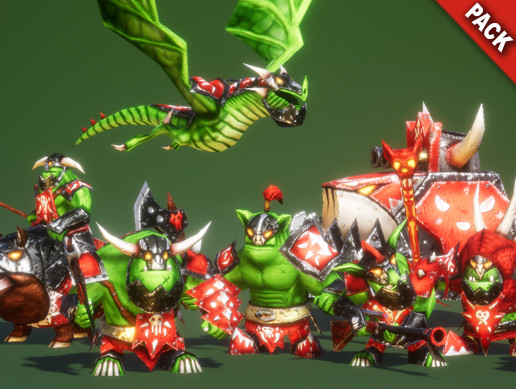 Mini Legion Orc Warband PBR