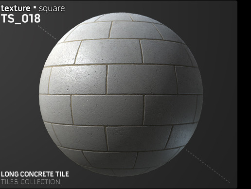 TS 018 Long Concrete Tiles