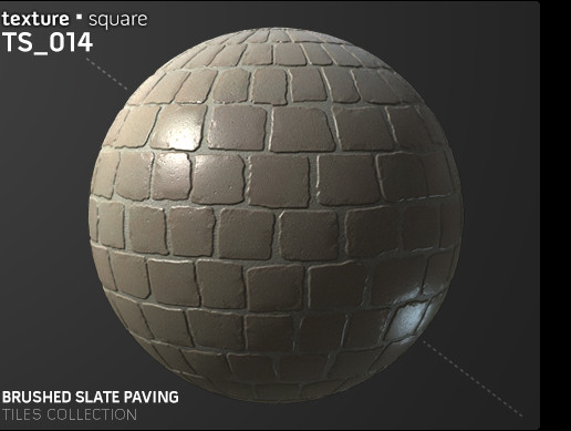 TS 014 Brushed Slate Paving