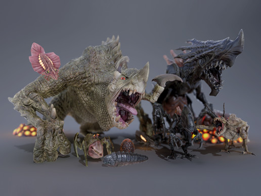 SCI FI CREATURES PACK Vol 1