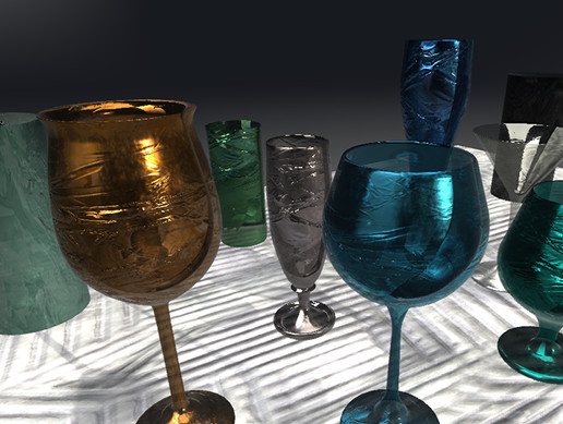Ultra Realistic Glass Substance